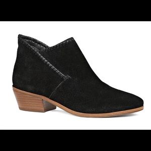 Jack Rogers Sadie Suede Whip Stitch Ankle Booties
